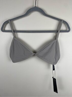 NWT Tavik Gray Bikini Top Large
